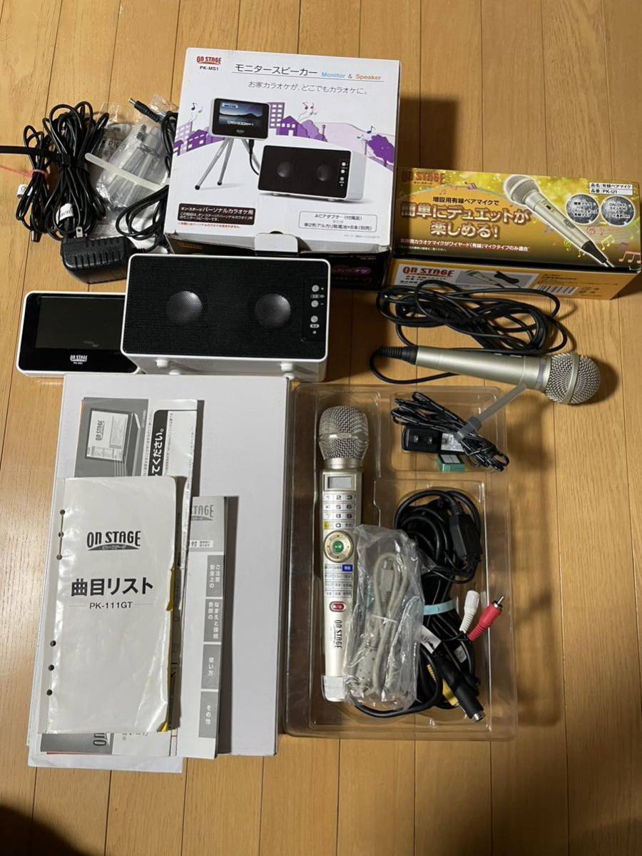 Yahoo!オークション - ON STAGE PK-111GT PK-U1 PK-MS1 カラオケセット