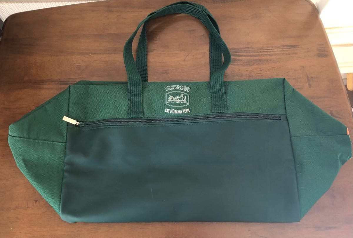 HERMES ボストンバッグ オードランジュヴェルト グリーン