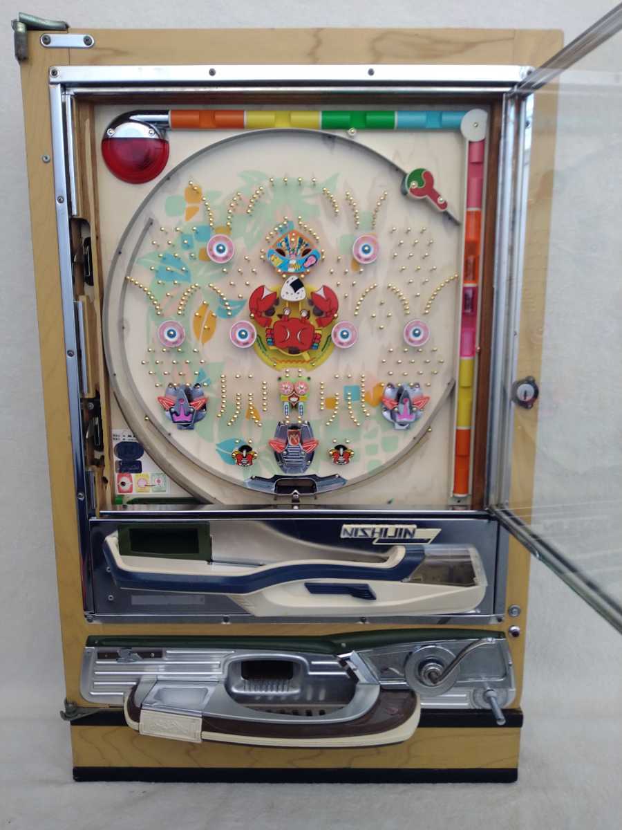 西陣 手打ち式パチンコ台 『白いカモメ』スーパーデラックス 昭和