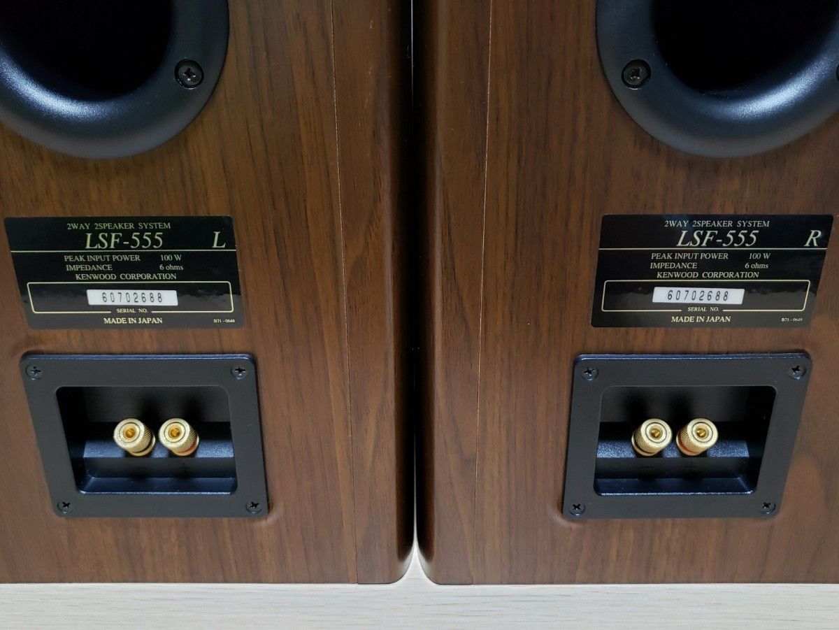 音OK KENWOOD 2ウェイスピーカー ペア LSF-555 音OK KENWOOD 2 KENWOOD