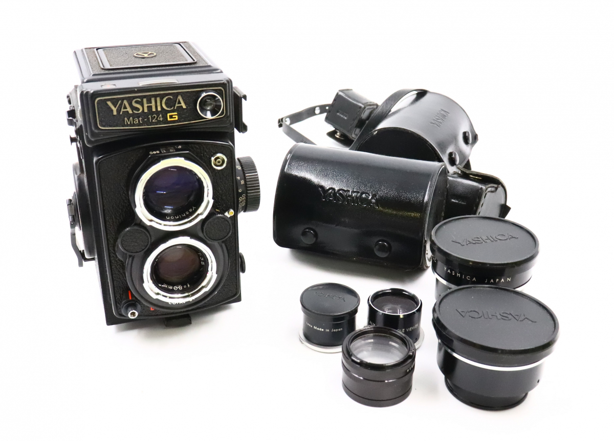 ト長】YASHICA ヤシカ Mat-124G 二眼レフ フィルムカメラ レンズ
