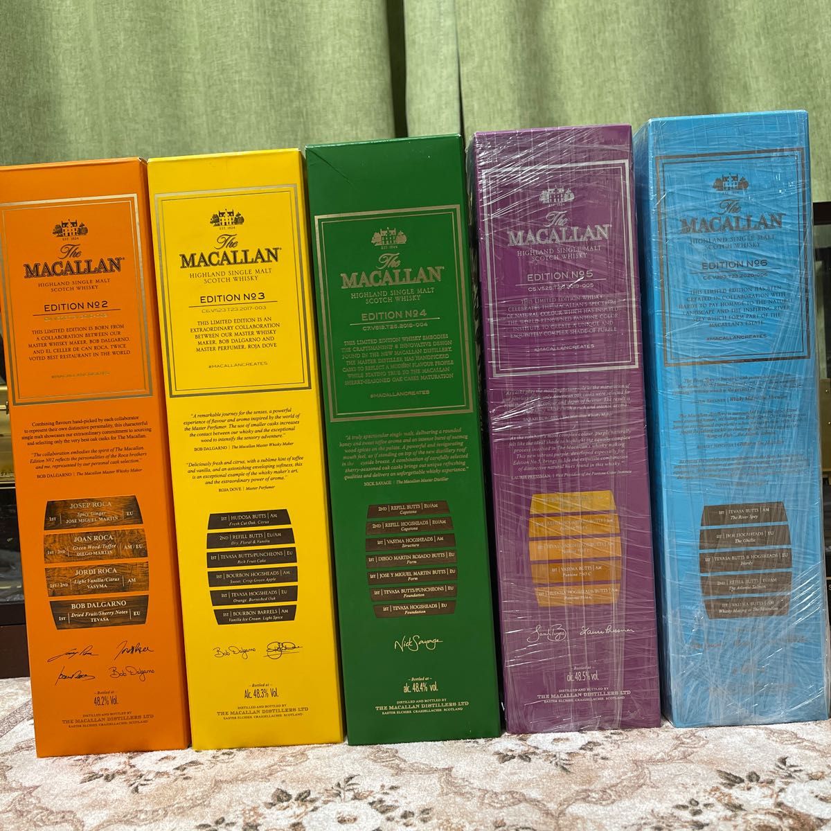 ザ・マッカランエディションNo.2 ~No.6 5本セット