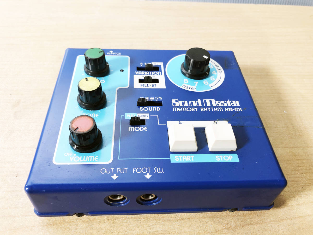 Sound Master SR-88 アナログドラムマシーン 箱/取説付美品珍品 Sound