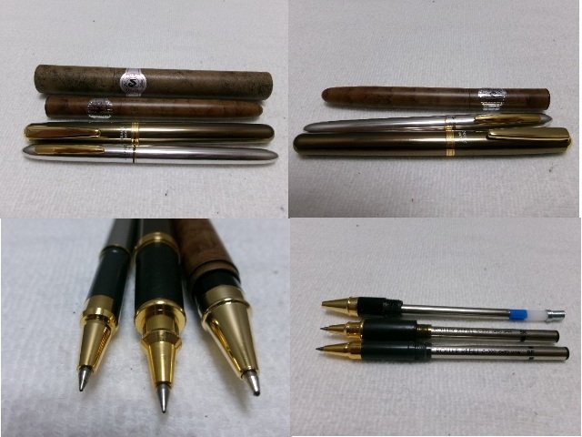 PILOT 14K 万年筆 ボールペン シャープペン ミラー ケース未使用 PILOT