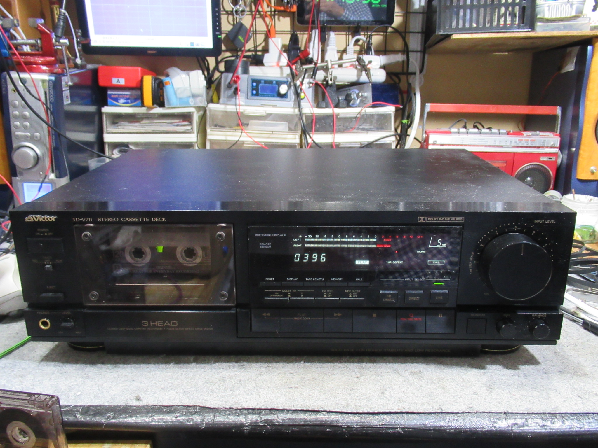 スプラ様専用ビクターVictor名機TD-V711 3ヘッドカセットデッキ 【公式