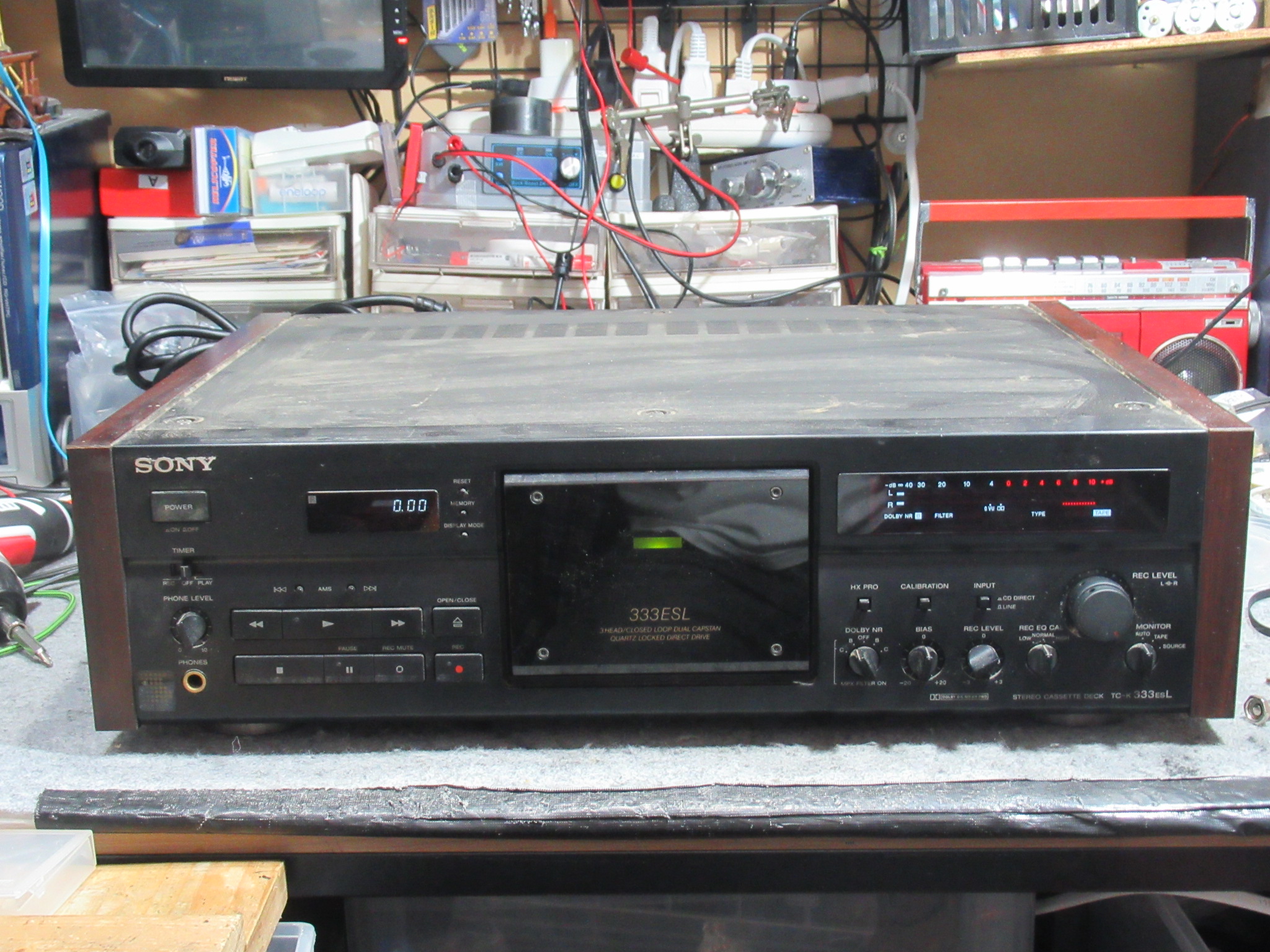 ソニーTC-K333ESL3ヘッドカセットデッキ ジャンク SONY ソニーTC