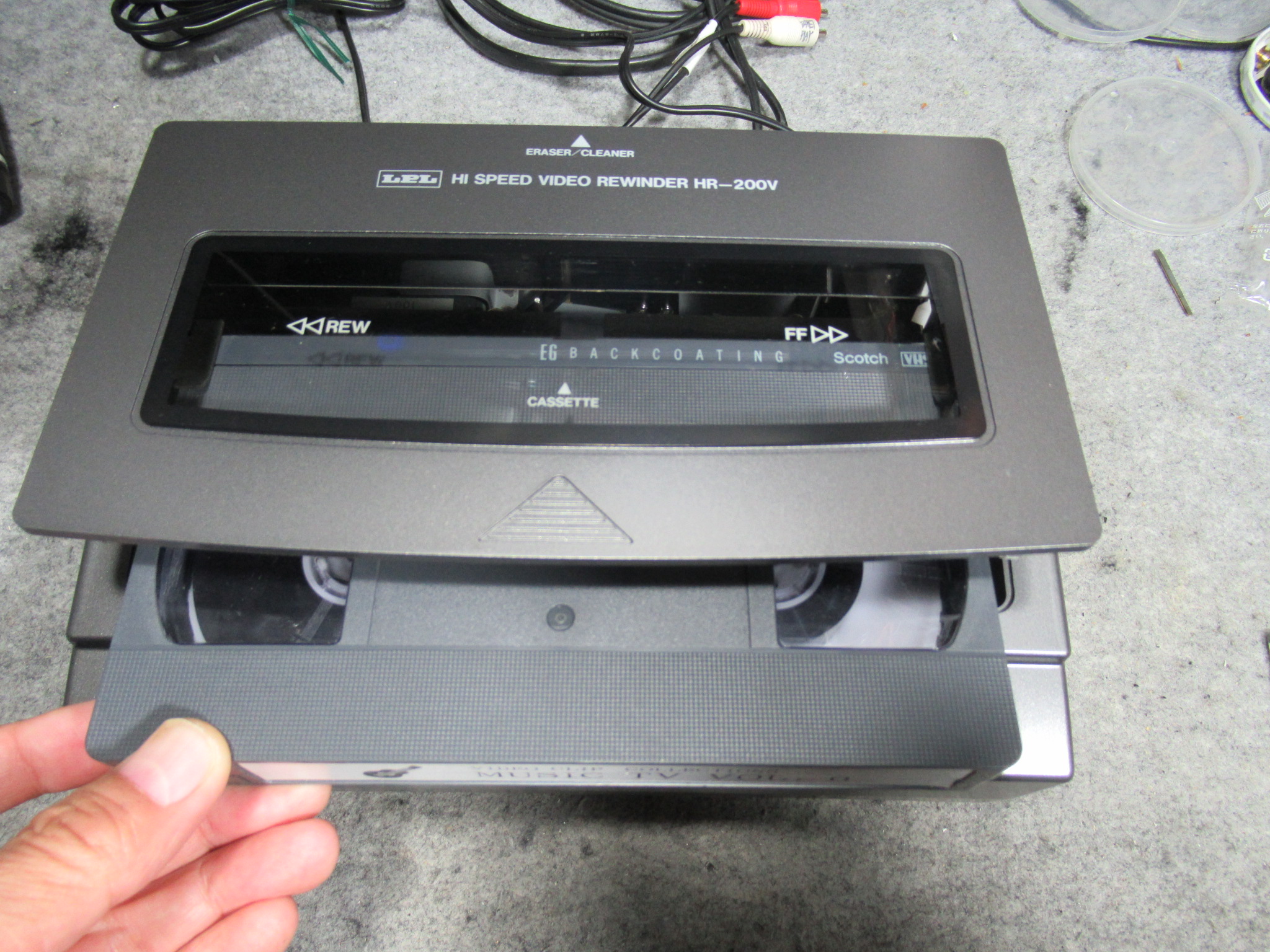 LPL ZERO-Pro HR-200V／ハイスピードビデオリワインダー VHS