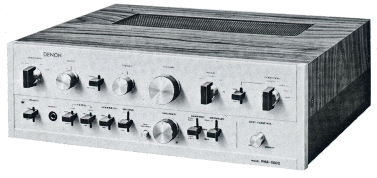 DENON PMA-500Zの仕様 デノン/デンオン