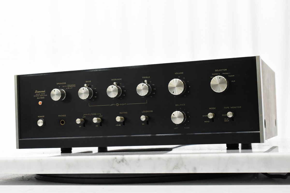 ⭐️動作OK! SANSUI プリメインアンプ AU-666