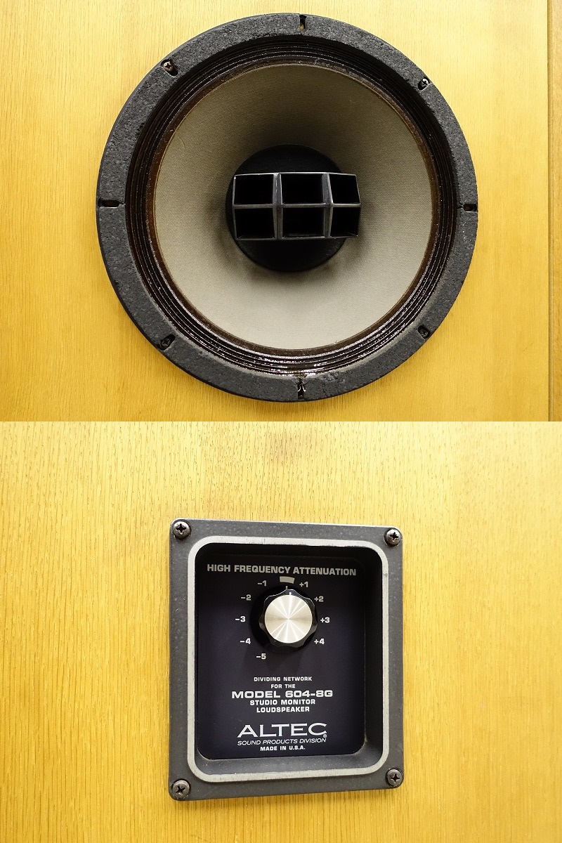 ALTEC LANSING 620A/604-8G スピーカーペア アルテックランシングを