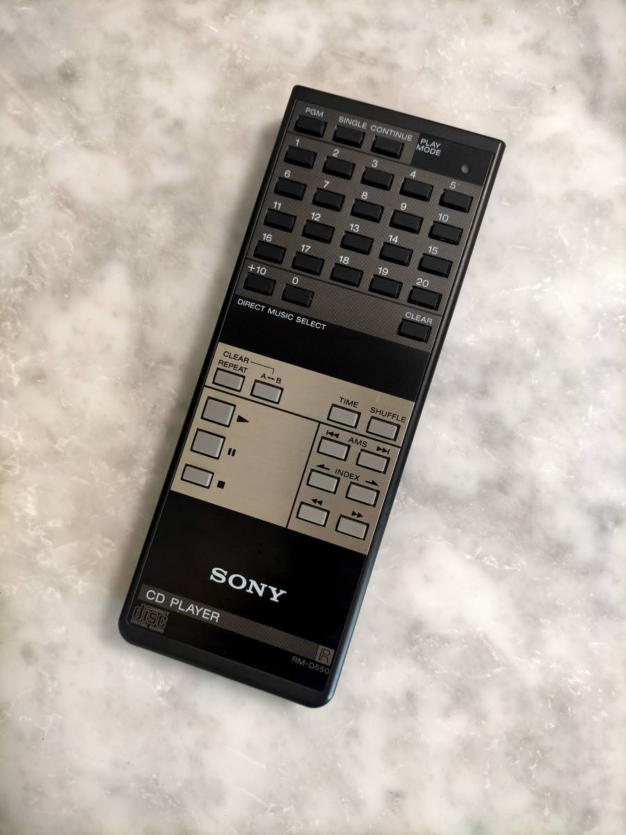 SONY(ソニー)CD用リモコン(remote) 適応機種：CDP-777ESA