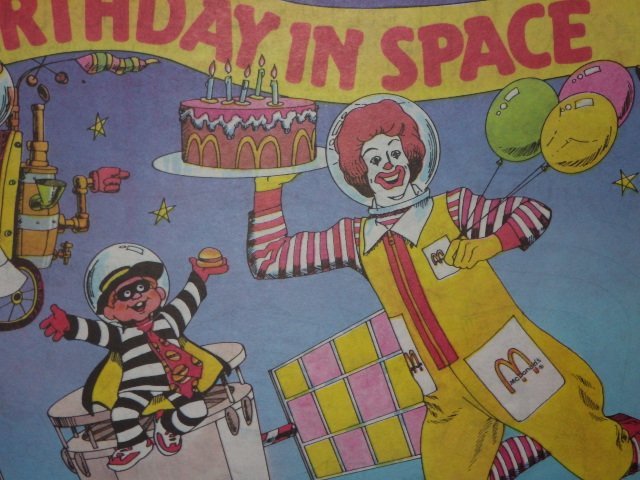 80'S☆McDonald's☆ポスター☆21☆ビンテージ☆マクドナルド☆アート