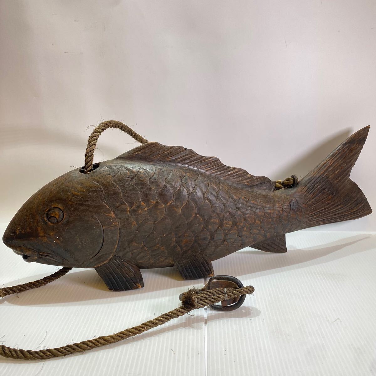 囲炉裏飾り 自在鉤 魚 鯉 自在鉤 囲炉裏飾り 魚 鯉 骨董品 Amazon.co