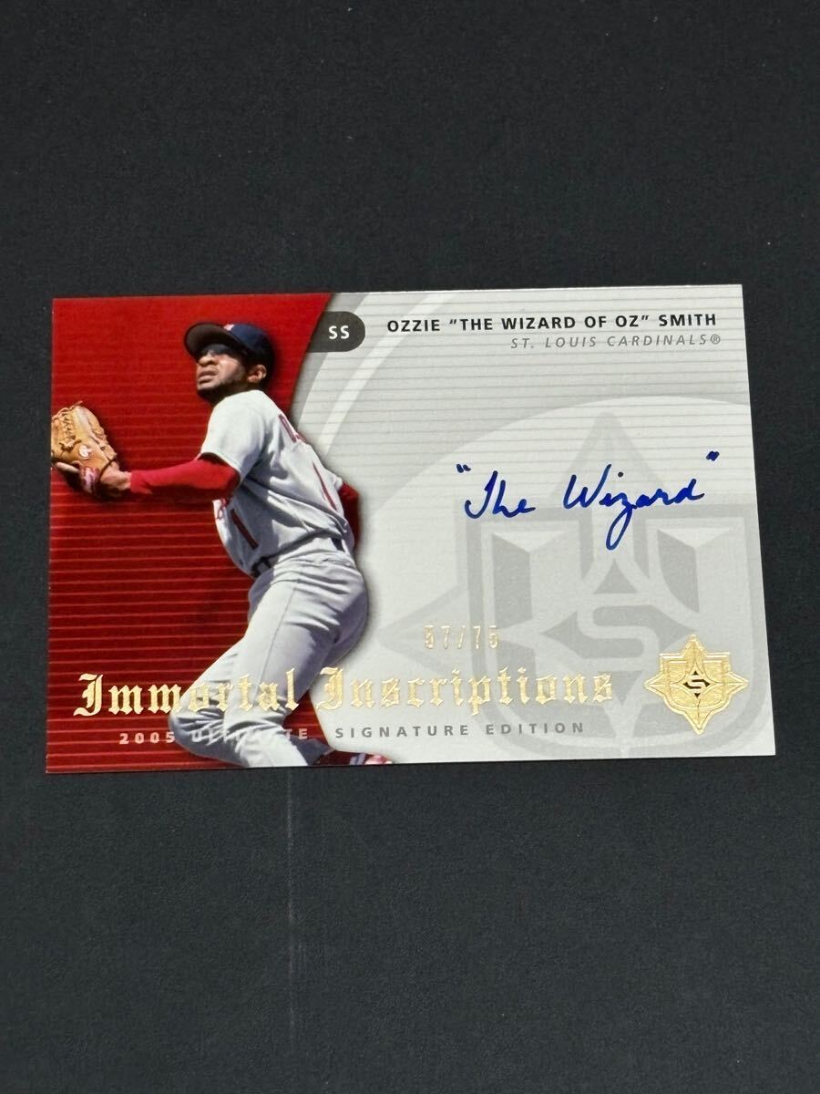 MLB オジースミス（サイン・ジャージ）カード