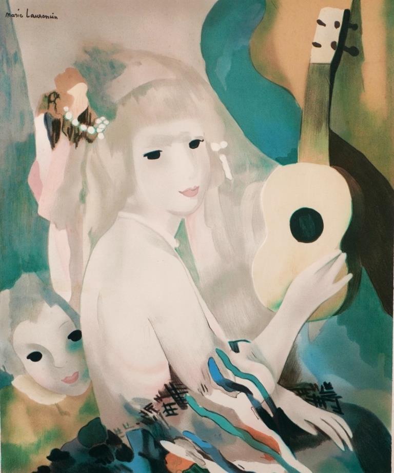 Yahoo!オークション -「マリーローランサン リトグラフ」(版画) (美術