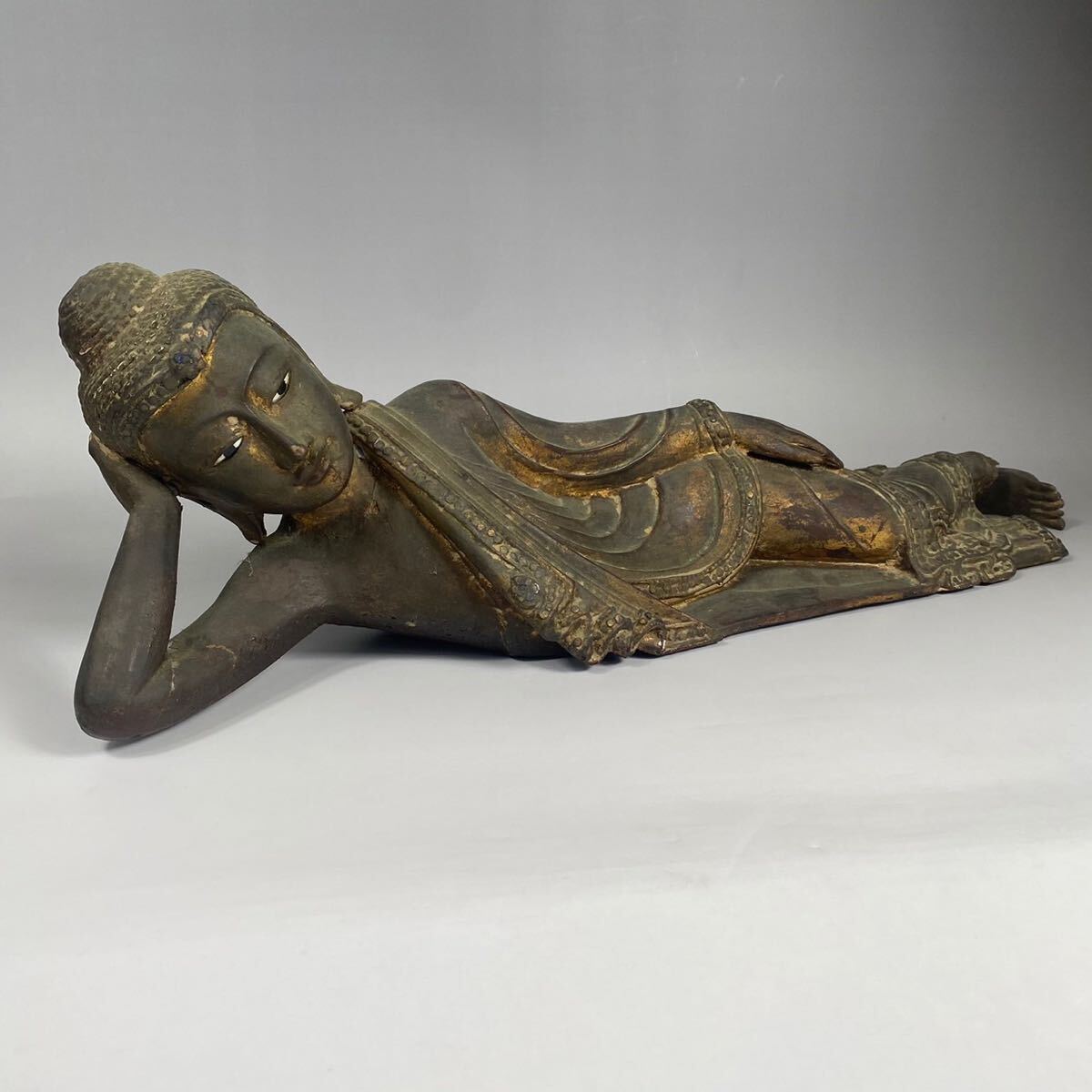 釈迦と子供たちの彫刻極上 根付 天然素材アンティーク骨董飾り物古美術