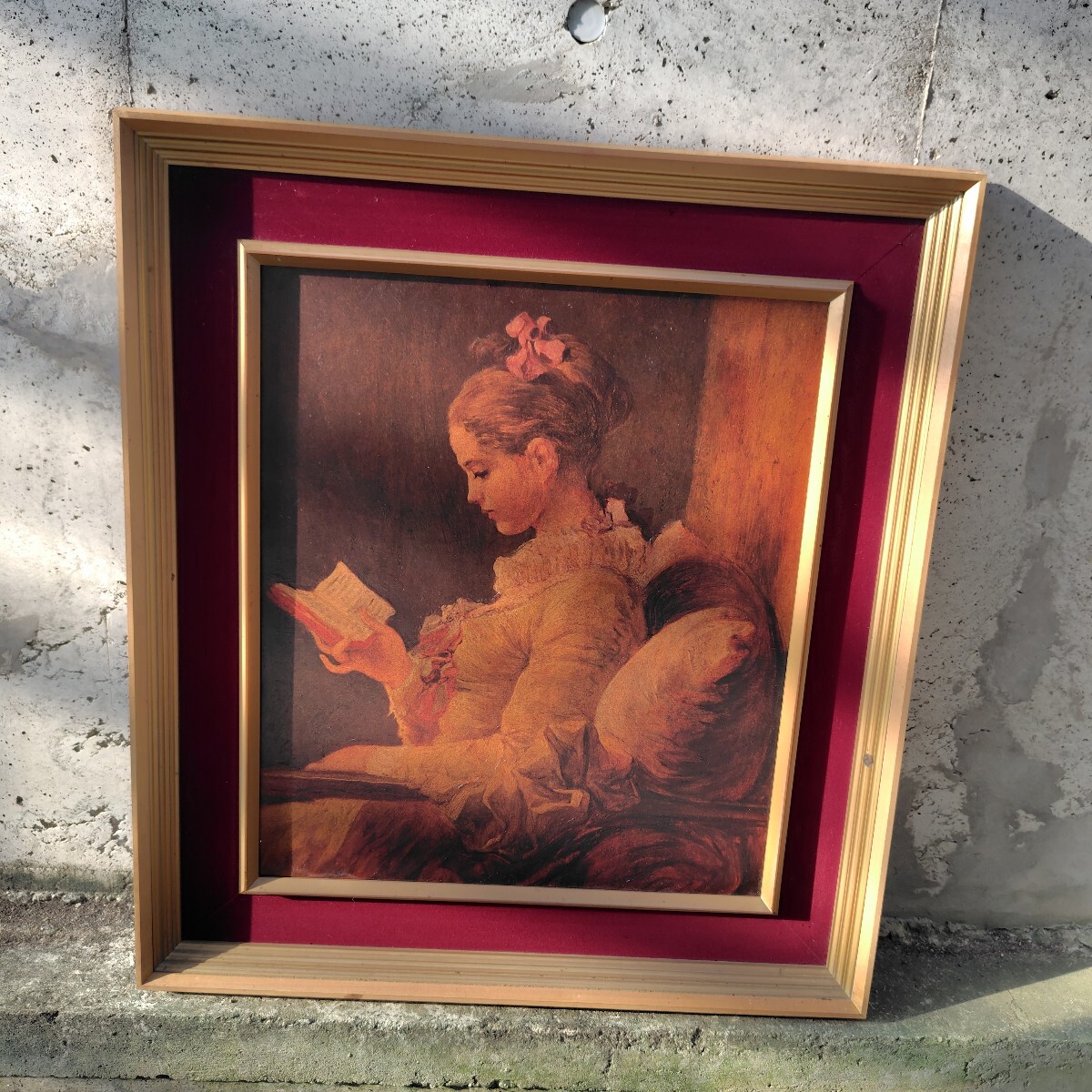 良品】油彩画/油絵/絵画「裸婦」外国人女性 40号 OIL PAINTING 少女 油彩画