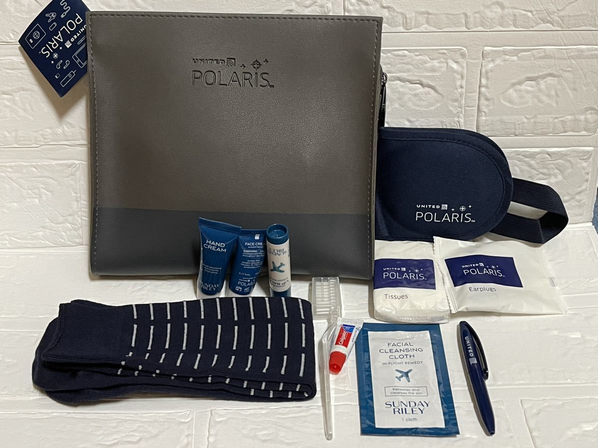 未開封】ユナイテッド航空 ポラリス ビジネスクラス アメニティセット
