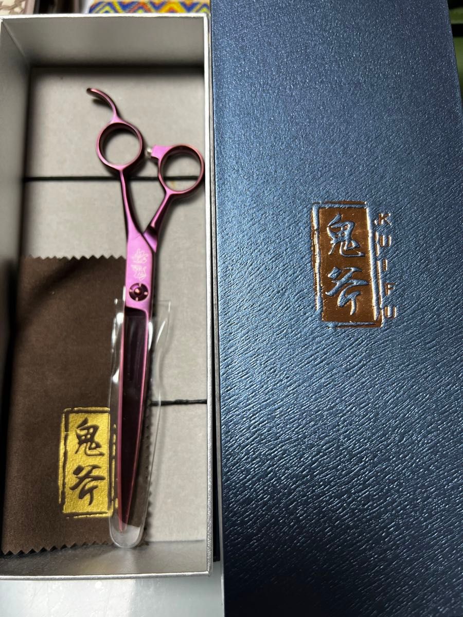 TAA 鬼斧チタンシザー7インチブラックシザー