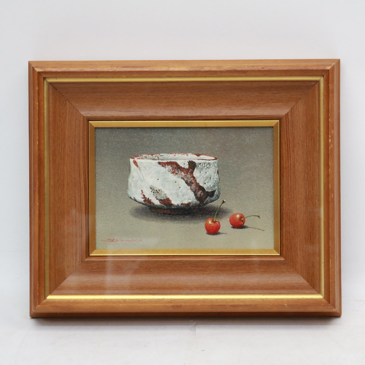 張替正次 直筆サイン『人物』キャンヴァスに油彩 1944年 10号 0501R