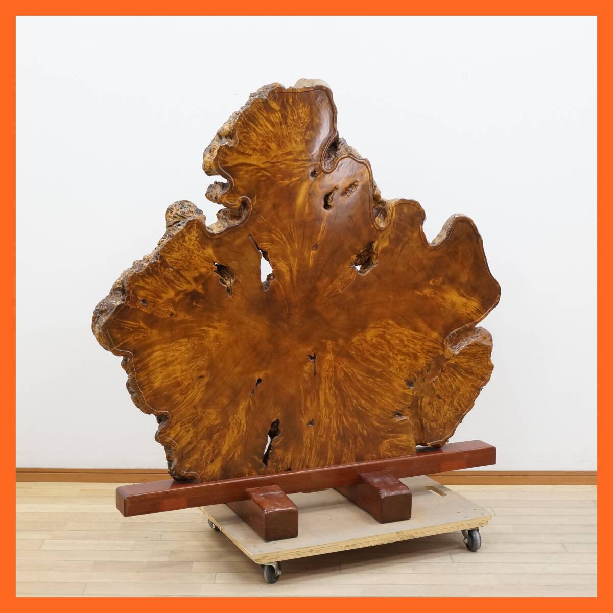 P56 衝立 一枚板 オブジェ 天然木 無垢 飾り つい立 仕切り 屏風