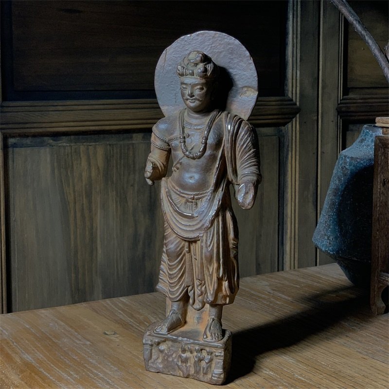 極細工 仏教古美術 仏像 ガンダーラ石仏 Gandhara ガンダーラ美術 石仏