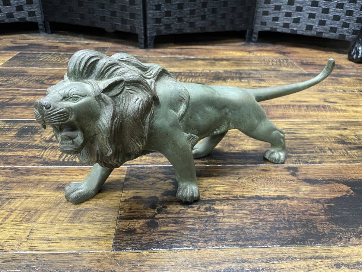 2026年最新】Yahoo!オークション -ライオン 置物(銅製)の中古品・新品