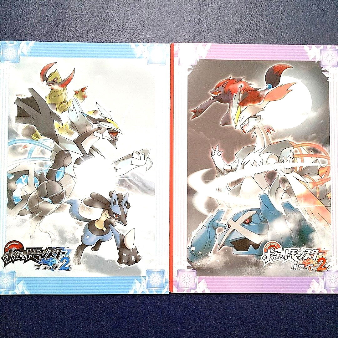 非売品】ポケットモンスター ポケモン ブラック ホワイト B2 ポスター