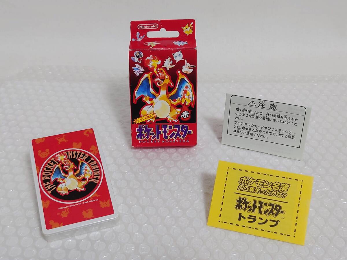 ポケモン 赤 トランプ ポケットモンスター トランプ 初代 赤 - メルカリ