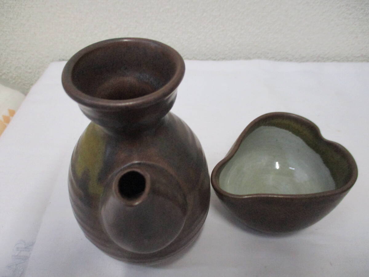薩摩焼 黒薩摩 茶器・酒器セット 吟松窯 検 アンティーク