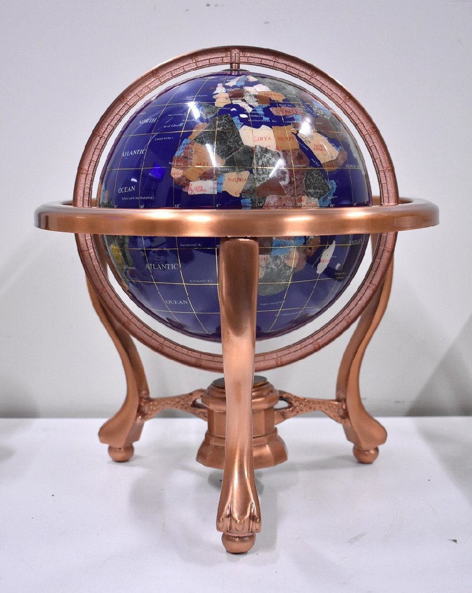 Yahoo!オークション -「ラピスラズリ」(地球儀) (机上アクセサリー)の