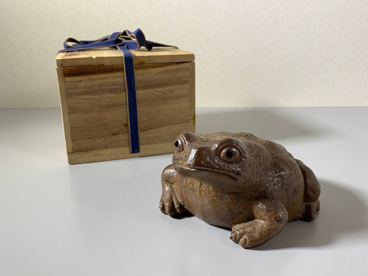 Yahoo!オークション -「蛙 置物」(備前) (日本の陶磁)の落札相場・落札価格