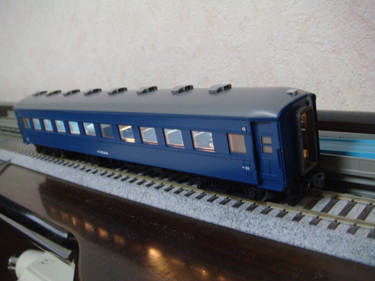 国鉄 オハ35系客車(座席車) 4両セット (ブルー) HOゲージ 未走行車