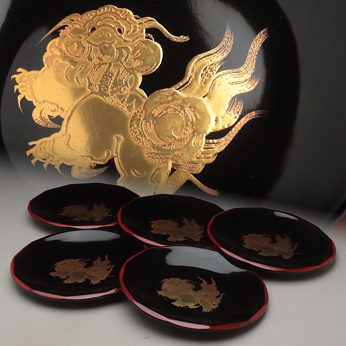 金蒔絵 花鳥絵変わり菓子椀 9客 Yahoo!オークション -「蒔絵 菓子皿 絵