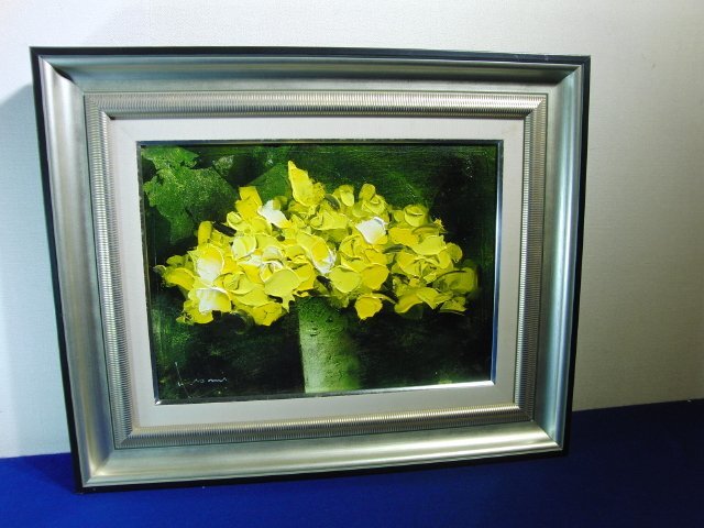 油彩画『黄花』立川広己 幸せの黄花 | ｜正光画廊