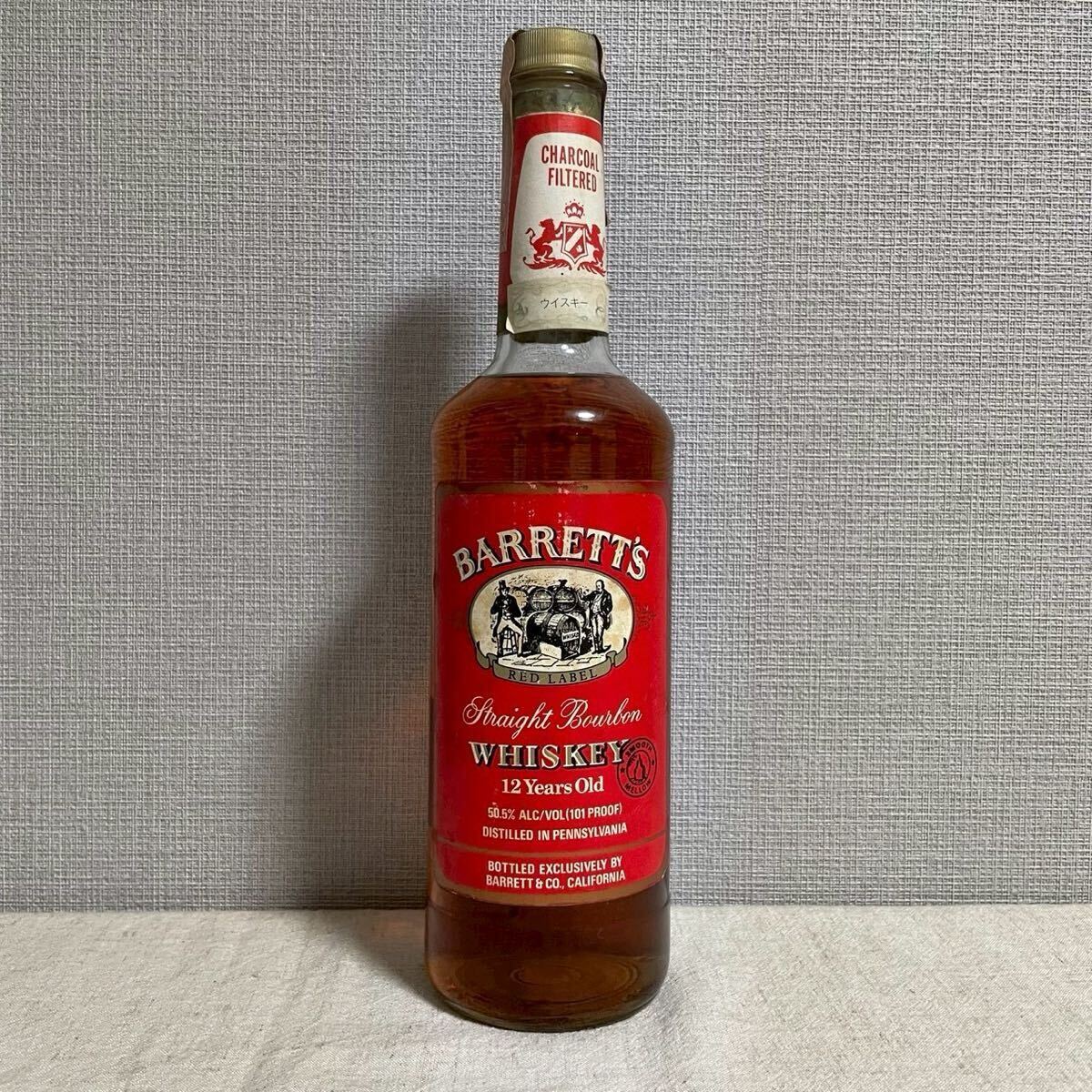 バレッツ 12年 バーボンウイスキー Yahoo!オークション -「バレッツ
