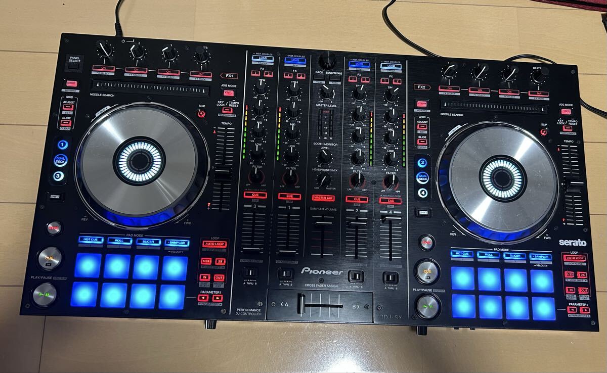 美品 Pioneer DDJ-FLX10 バッグ デッキセーバー スピーカー スタンド付