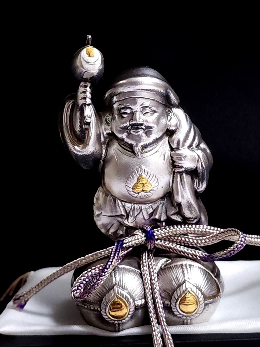 T 純銀製 銀製 大黒様 置物 刻印有 純銀約73g Yahoo!オークション