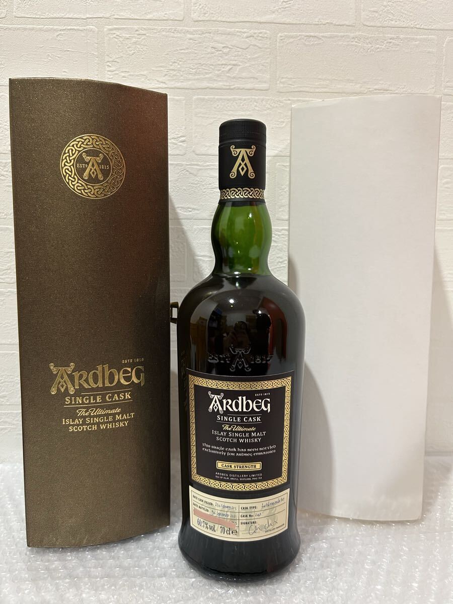 希少 アードベッグ シングルカスク 2472 13年熟成 58.1% マンサニー