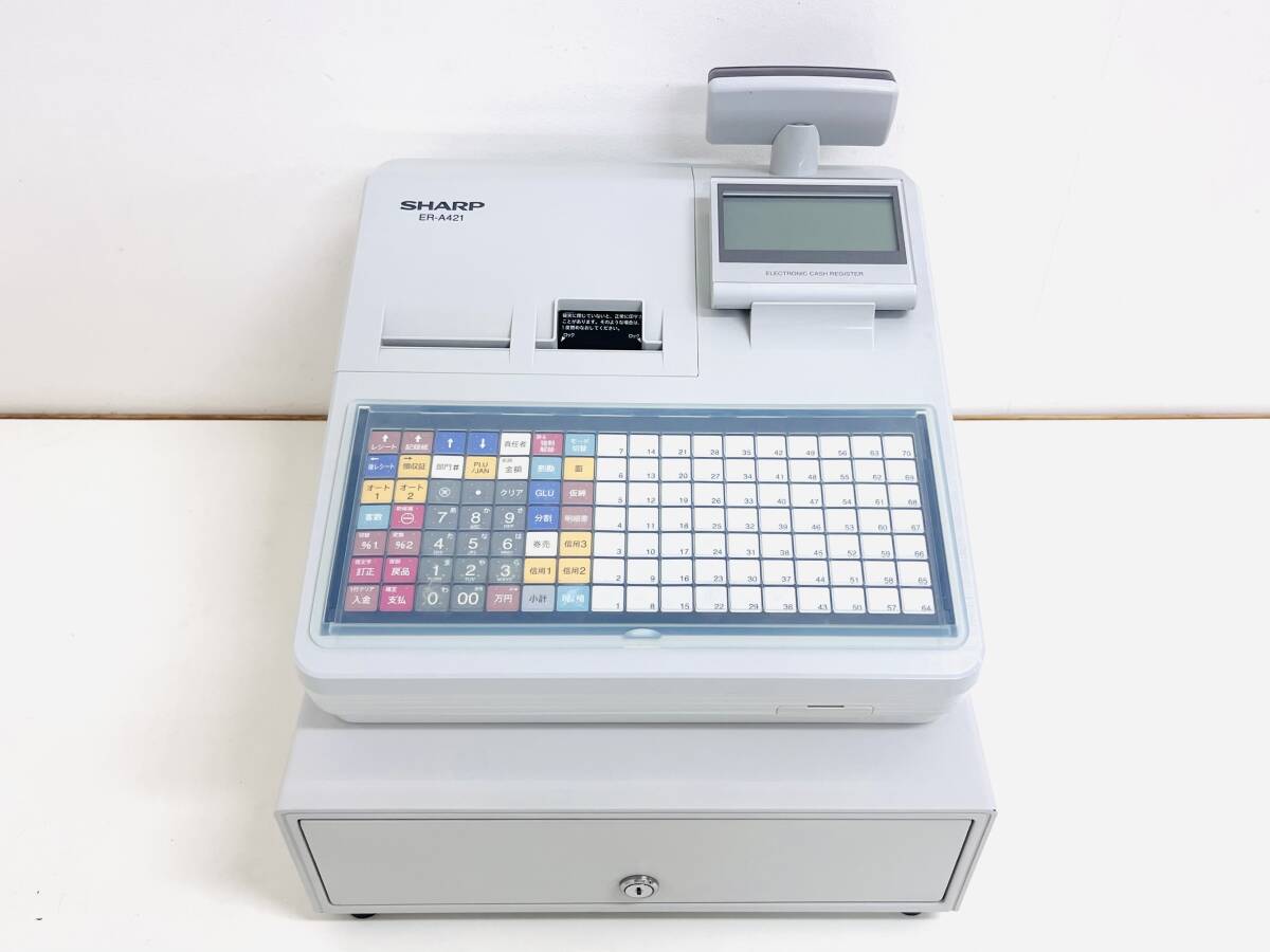 CANBAS】SHARP レジスター【未使用ロール紙4本付】 CANBAS】SHARP