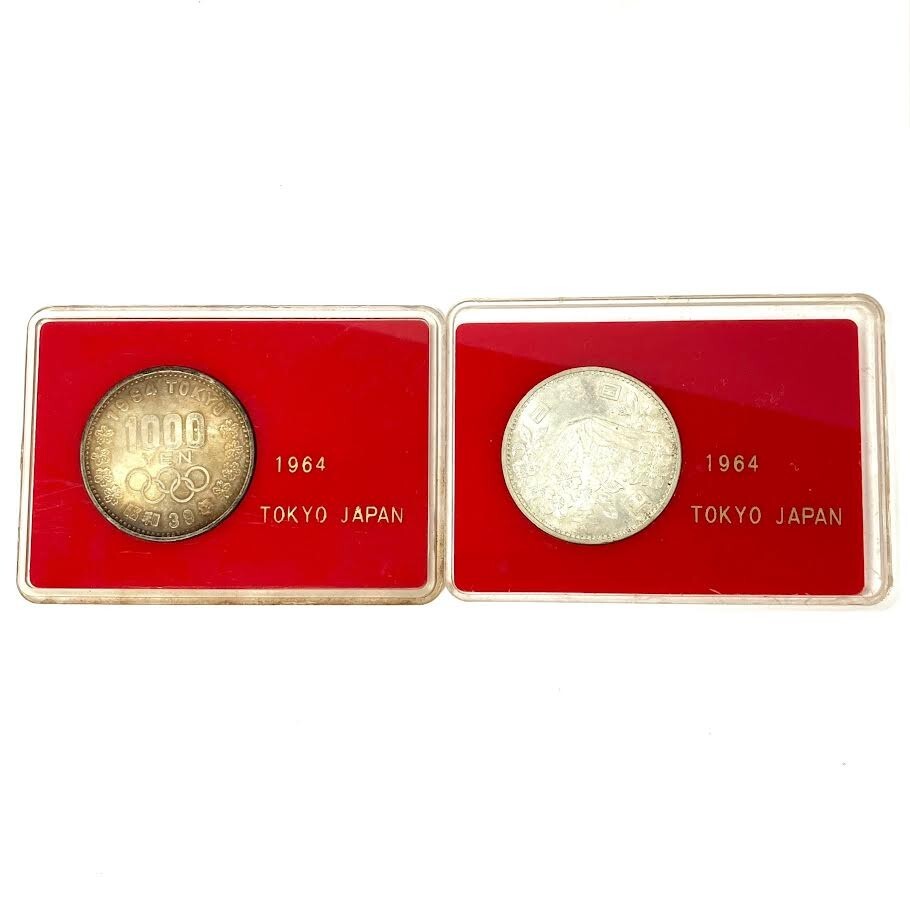 1964年東京五輪1000円記念メダル ケース付き 東京オリンピック記念