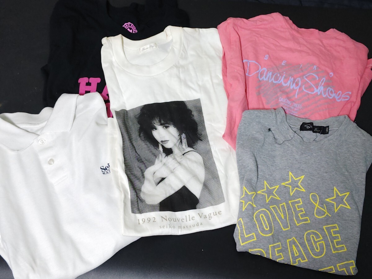 未使用品 松田聖子 Tシャツ 70s 80s サンミュージック SEIKO 未使用品