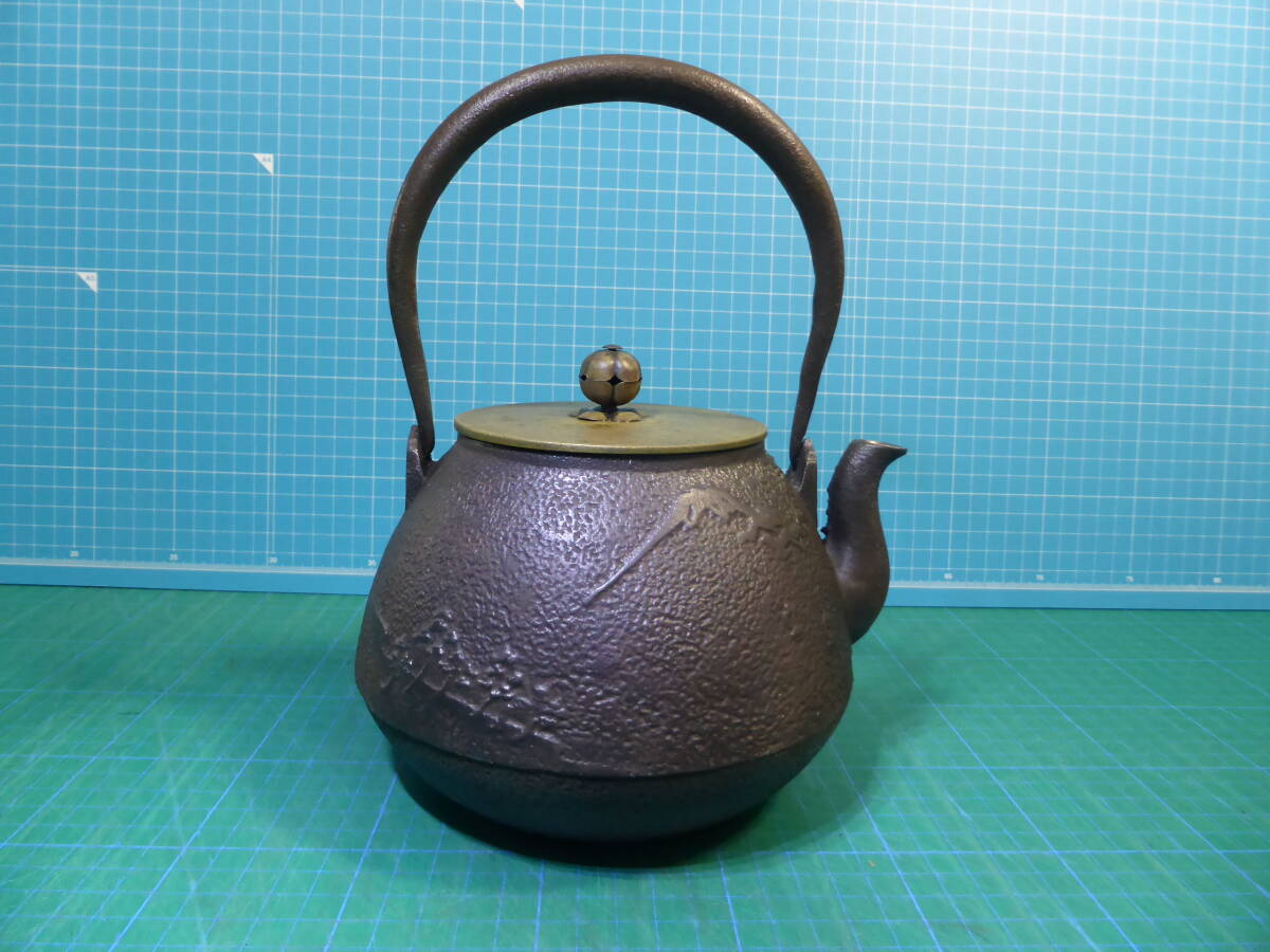 龍文堂 鉄瓶 茶瓶 アンティーク ヴィンテージ 大国造鉄瓶 龍文堂 瑪瑙