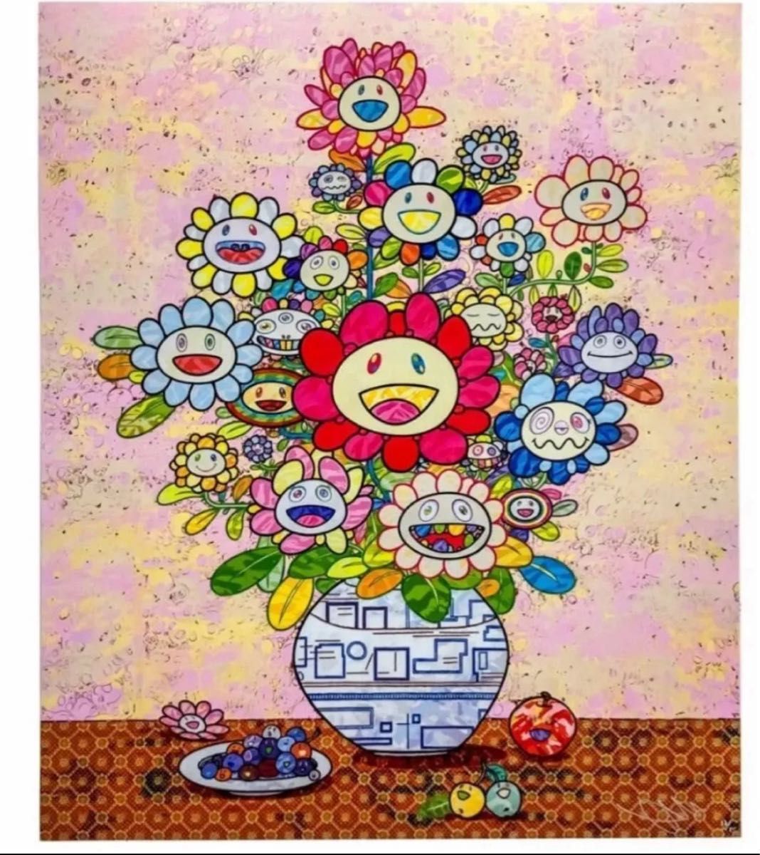 村上隆 お花の親子ラッタッタ！ ポスター作品 ED300 3月18日(金)より