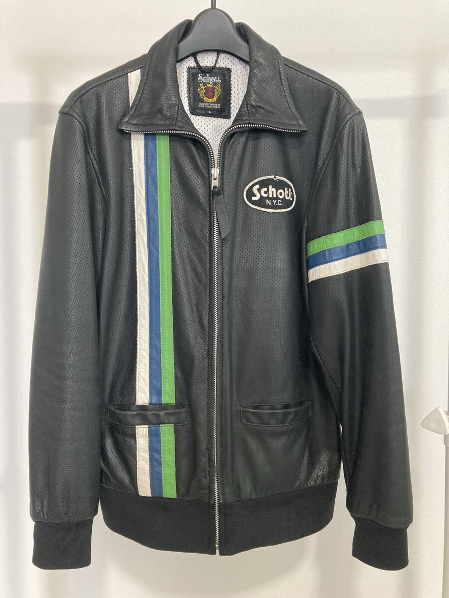 2026年最新】Yahoo!オークション -schott パンチングレザーの中古品