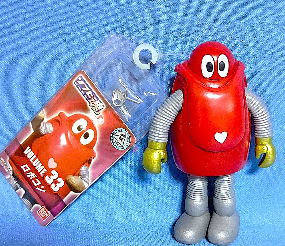 ロボトン がんばれロボコン 旧バンダイ ソフビ人形 デッドストック未