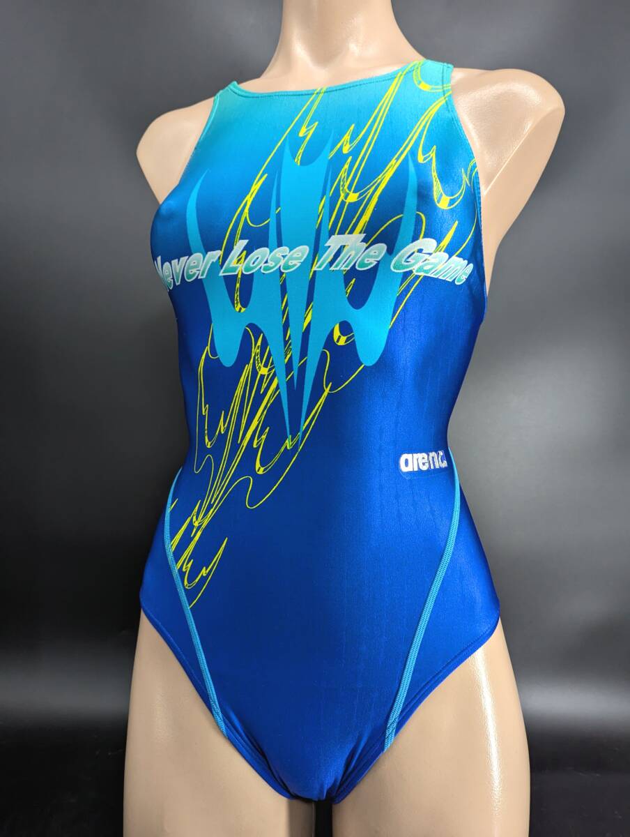 arena 初期nux 競泳水着 Lサイズ 青/マルチカラー 競パン arena 初期