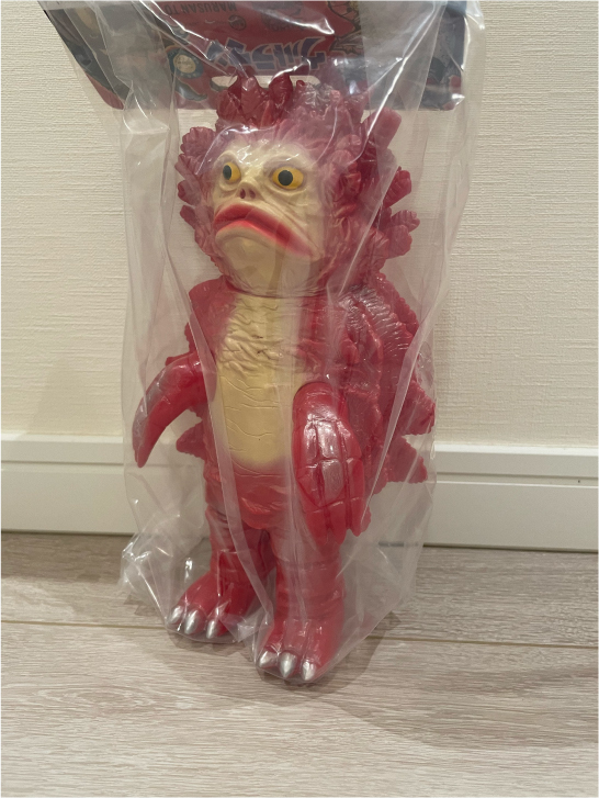 限定品】マルサン ヘドラ350 B型 昭和レッド成型 浅草ポップアップ