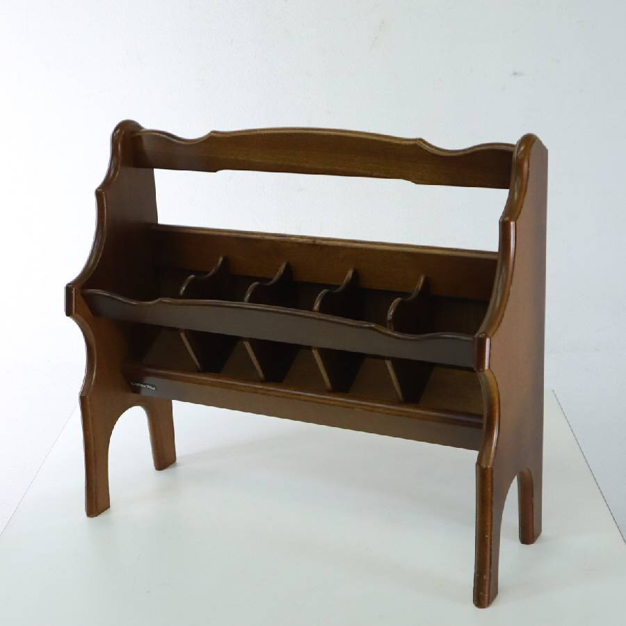 カリモク コロニアル コーナーラック アンティーク ビンテージ ラック