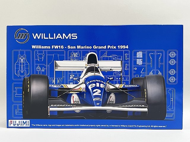 1/20 フジミ ウィリアムズ FW16 サンマリノGP ロスマンズデカール付き